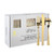 300 Pieces Gold Plastic Silverware- Disposable Flatware Set-Heavyweight Plastic Cutlery- Includes 100 Forks, 100 Spoons, 100 Knives -WDF