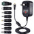 AC Adapter Universal SoulBay 15W 3V 4.5V 5V 6V 7.5V 9V 12V DC Switching Power Supply Charger with 8 Interchangeable Tips for Household Electronics, 1250mA Max