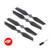 DJI Genuine 2Pairs Mavic Low-Noise Quick-Release Propellers Silver(8331), with Luckybird USB Reader