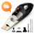 VacLife Handheld Vacuum, Hand Vacuum Cordless Rechargeable, Small and Portable with High Power and Quick Charge for Home and Car Cleaning, Black & Orange