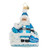 Christopher Radko Iceberg Gift Exchange Santa Christmas Ornament