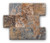 Yipscazo Peel and Stick Tile Backsplash, PVC Rusty Slate Backsplash Stone Tile for Kitchen Peel and Stick (6" X 6", Sample Sheet)