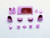 Canamite Thumbsticks Trigger Buttons caps for Playstation 4 PS4 dualshock 4 (Pink)