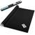 Extra Large Chalkboard Sticker Blackboard Sticker with 5 Color Chalk, Wallpaper Contact Paper Chalkboard Contact Paper,Chalk Paper for School, Home, Office, 78.7" x 17.7"