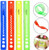 Flexible Rulers 30cm/12 Inch Transparent Rulers Shatterproof Plastic Ruler Straight Soft Ruler Dual Side Rulers for Student School Office, 4 Colors