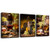 Canvas Wall Art for living room bathroom Wall Decor for bedroom kitchen artwork Canvas Prints Wine glass painting 12" x 16" 3 Pieces Modern framed office Home decorations family picture