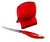 MSC International Joie Tomato Slicer & Knife, 8x6-inches, Red
