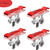 Mobile Game Controller, QINGYA Sensitive L1R1 Aim & Shoot Mobile Phone Game Triggers for iOS & Android-2Pairs(Red)