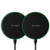 Wireless Charger, 2Pack Canjoy 10W Max Fast Wireless Charging Pad Compatible with iPhone 11/11 Pro/11 Pro Max/XS Max/XS/X/8, Galaxy Note 10/Note 10 Plus/S10/S10 Plus/S10E(No AC Adapter)