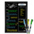 Magnetic Menu Board for Kitchen Fridge with Vibrant Neon Chalk Markers - 16x12" - Dry Erase Weekly Meal Planner and Grocery List Notepad for Refrigerator - Latest Premium Easy to Erase Chalkboard