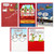 Hallmark Shoebox Funny Christmas Cards Assortment 5 Cards with Envelopes Cats Snowmen Santa