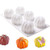 ANUNU Silicone Molds Baking for Mousse Cake, 3D Baking Molds Dessert Molds for Pastry Truffle Pudding Jelly Cheesecake, Halloween Pumpkin Shape, 6-Cavity