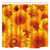 Shocur Sunflower Shower Curtain, Pretty Yellow Sun Florals, Spring Rustic Farmhouse Plant, 72 x 72 Inches Nature Theme Bath Curtain, Polyester Fabric Bathroom Decor Set with 12 Hooks