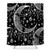 LIGHTINHOME Mandala Celestial Shower Curtain 60Wx72L Inch Boho Moon Star Black and White Fabric Waterproof Bathroom Home Decor 12 Plastic Hooks