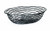 TableCraft Products BK17412 Artisan Basket, Oval, 12" x 9" x 3", Black