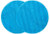 Gladwell Coaster Cordless Electric Mop Replacement Pads, Pack of 2, Blue