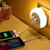 LED Night Light with Dusk to Dawn Sensor and Dual USB Wall Plate Charger (Dual USB)