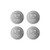 Rechargeable 2032 Batteries 3.7V Lithium Ion Coin Cell Batteries,4pcs High Capacity 70mAh Button Battery,Replace CR2032 3V Batteries4