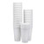 NYHI 50-Pack White Paper Disposable Cups  Hot/Cold Beverage Drinking Cup for Water, Juice, Coffee or Tea  Ideal for Water Coolers, Party, or Coffee On the Go (16 oz)