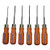 Grace USA - Micro Screwdriver Set - MS6 - Gunsmithing - Screwdrivers - 6 piece - Gunsmith Tools & Accessories,Brown/Black