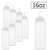 8 Pcs 16oz Plastic Condiment Squeeze Bottles,Plastic Squeeze Squirt Bottle with Twist On Cap Lids and Discrete Measurements for Sauce,Ketchup,Condiments,Grilling,Syrup and More