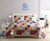 VCNY Home Facey Square Emoji 4 Piece Comfor, Full/Queen, Multi