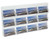Source One 12 Pocket Wall Mount Business Card Holder - 2 Piece Set