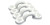SeaSense White Plastic Eye Strap