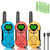 Walkie Talkies for Kids - Rechargeable Walkie Talkies with NOAA Weather Alert VOX Flashlight 4 Miles Long Range FRS/GMRS Two Way Radio with Charger Batteries Best Kid Toys Gifts, 3 Pack