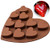 Ice Cube Trays Chocolate Candy Molds Heart Shape Baking Mold, 10 Cavities Silicone Mold for Ice Cube, Chocolate, Fondant, Pudding, Jelly, Candy, Cookie, Muffin, Small Cake, Soap