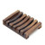 N/ A Bathroom Wooden Soap Cases, Home Soap Dish Holder, Sink Deck Bathtub Shower Dish, Rectangular, Hand Craft, Natural Wooden Holder for Soap, Sponges, Scrubber (1 Pieces)