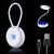 INQUIRY Led USB Rechargeable Reading Light Flexible 360° Folding Table Study Desk Lamp,3 Brightness, Perfect for Bookworms (Blue)