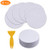 NORACLAN 40 Pieces Non-Slip Safety Shower Treads 3.9in PEVA Anti-Slip Discs Tape Non Slip Stickers for Tubs Bath (Clear)