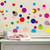ufengke Polka Dots Wall Stickers Colorful Circle Wall Decals Art Decor for Kids Bedroom Nursery DIY