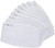100PCS PM2.5 Activated Carbon Filter Insert 5 Layers Replaceable Anti Haze Filter Paper Adult