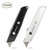 ORIENTOOLS Utility Knife Box Cutter Heavy Duty Retractable, 3 Position Locking Blade, Black and Silver (2-Pack)