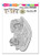 Stampendous House Mouse Cling Stamp-Postcard Mice, Grey