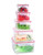 Fresh Friend Food Storage Containers with Lids BPA Free, Plastic Airtight Meal Prep Containers for Lunch, Stackable Kitchen Storage Containers for Food, Set of 5, Square