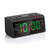 Jingsense Digital Alarm Clock Radio with AM/FM Radio, 1.2 Big Digits Display, Sleep Timer, Dimmer and Battery Backup, Bedside Alarm Clocks with Easy Snooze for Bedrooms, Table, Desk  Outlet Powered