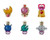 Gashapon Sailor Moon Prism Power Dome 2 Water Globe Collection Set