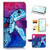for Samsung Note 10+, Galaxy Note 10 Plus, Designed Flip Wallet Phone Case Cover, A20298 Art Turtle