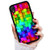 for iPhone XR, Art Design Soft Back Case Phone Cover, HOT12216 Abstract Rainbow