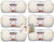 Bernat Softee Baby Yarn - 6 Pack with Patterns (Antique White)