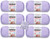 Bernat Softee Baby Yarn - 6 Pack with Pattern (Soft Lilac)