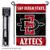 College Flags and Banners Co. San Diego State Aztecs Garden Flag with Stand Holder