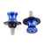 Suuonee Swing Arm Spool, 2PCS 6/8/10mm Motorcycle CNC Rear Stand Swing Arm Spool Sliders Stand Swingarm Bobbins(8mm Blue)