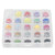25 Colors Plastic Bobbins, Polyester Sewing Thread Bobbin Universal Sewing Machine Bobbins Thread Handwork Sewing Supplies Kit with Storage Box