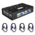 4 Ports USB VGA KVM Switch, MT-ViKI 460KL Selector Switcher with Cables for Computer PC Laptop Desktop Display USB Keyboard Mouse