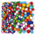 LOAVER 330 Pieces Assorted Mixed Color Soft Fluffy Pompoms,Glitter Plush Ball DIY Handmade Crafts Decorations