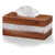 Barnyard Designs Rustic Wooden Rectangular Tissue Box Cover - Decorative Bathroom Facial Tissue Box Holder Farmhouse Country Decor, 10.5 x 6 x 4.5